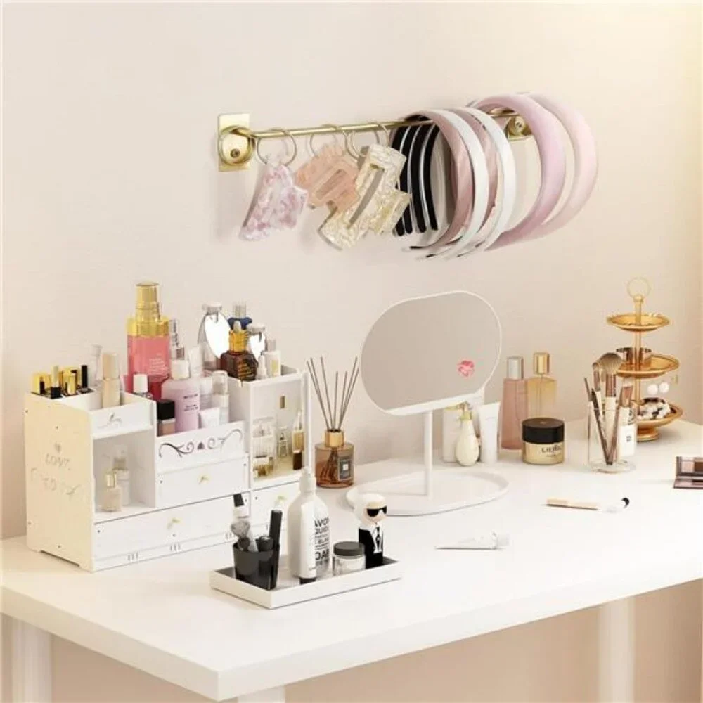 Wall Mounted Hair Clip Holder Metal Claw Clip Organizer Storage for Women Girls